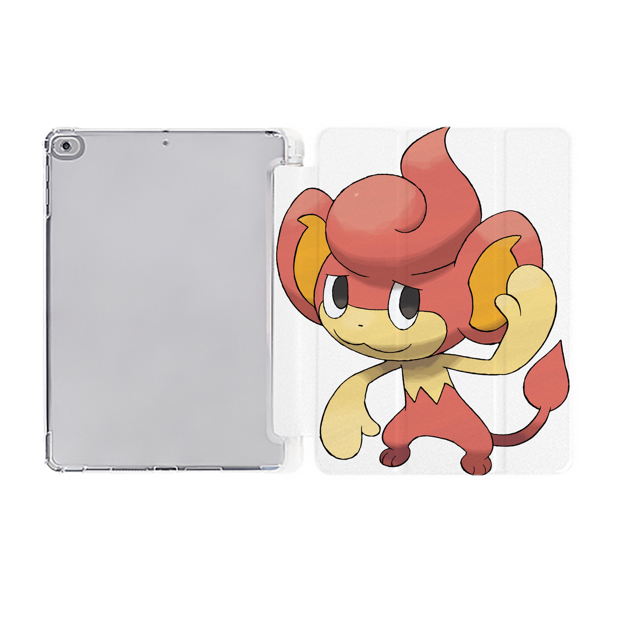（画像用） ポケットモンスター Pokémon IPad ケース ペン収納付き 三つ折りスタンド PUレザー×シリコン 対応機種9.5/10.5/10.9インチ